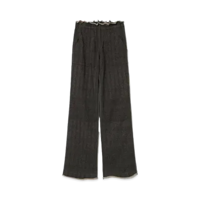 UNDERCOVER Transfer Print Sweatshirt X Tweed Tuck Pants "Brown Base"