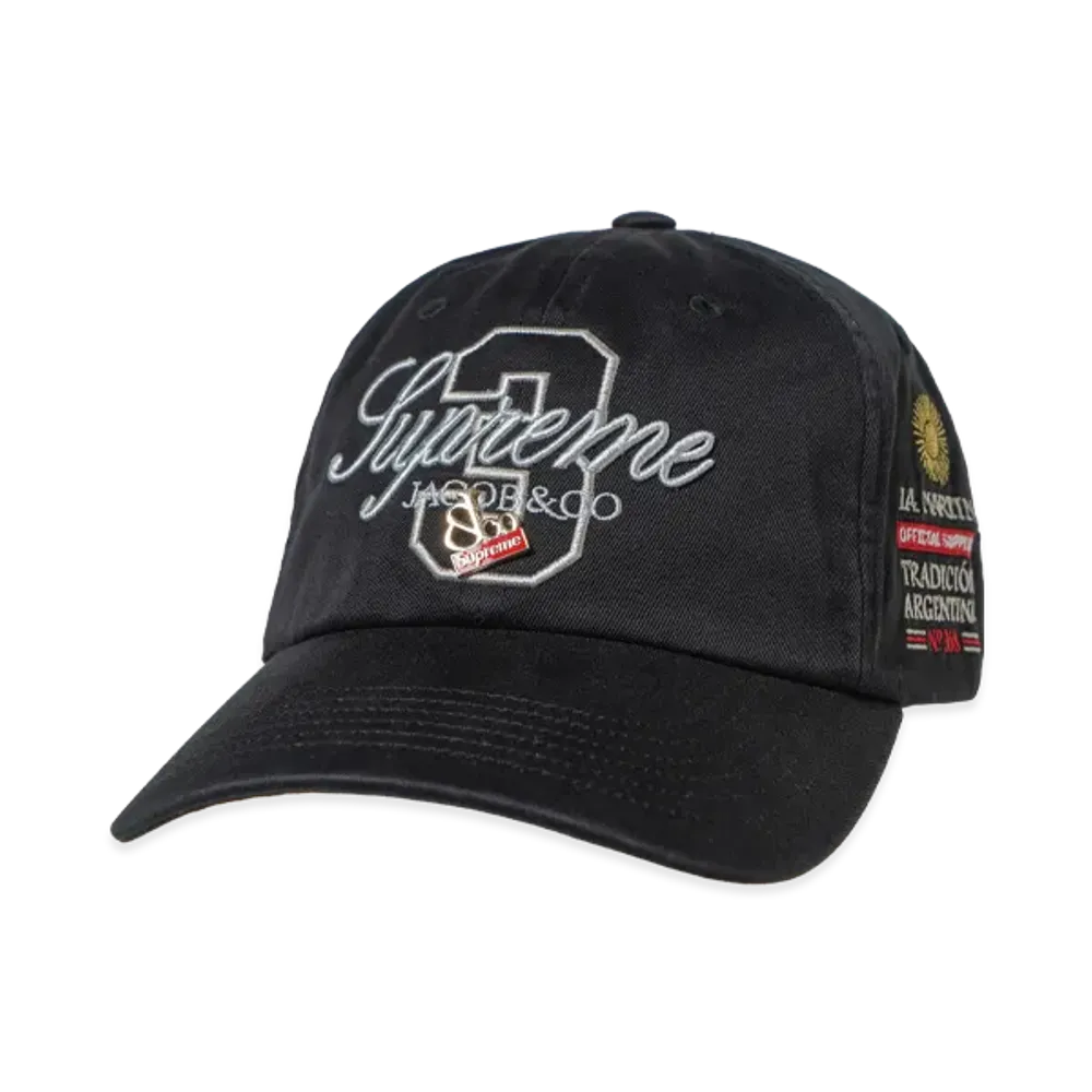 Supreme x La Martina 6-Panel "Black"