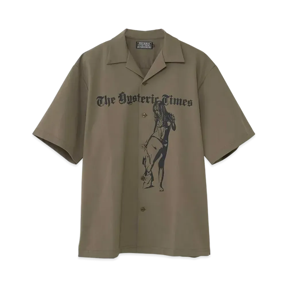HYSTERIC GLAMOUR Hysteric Times Shirt "Khaki"
