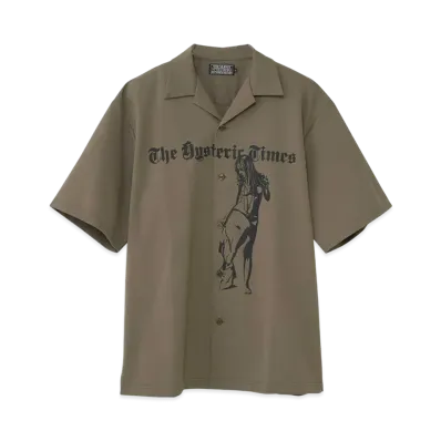 HYSTERIC GLAMOUR Hysteric Times Shirt "Khaki"