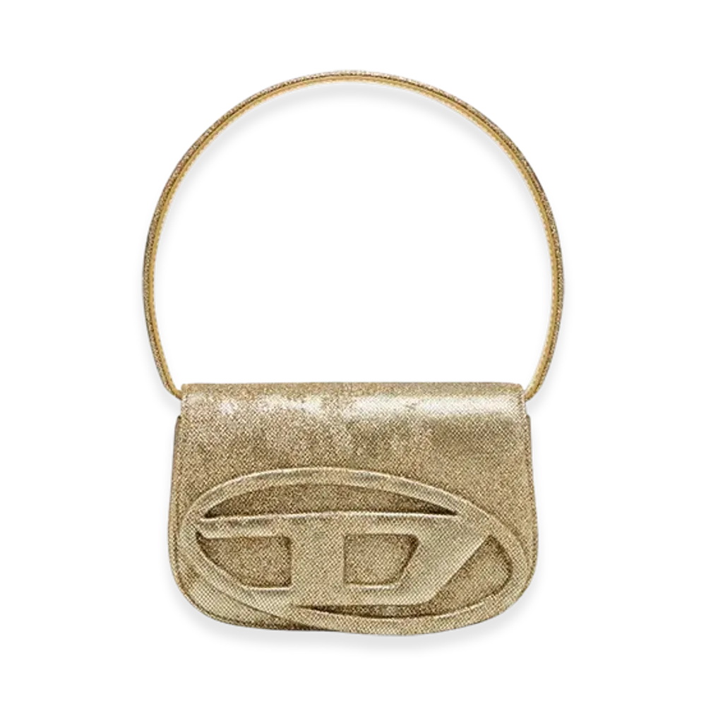 Diesel 1Dr 1Dr-Iconic 1Dr Bag In Glitter-Camo Lurex "Gold"