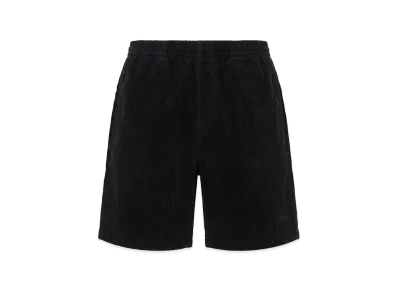 Stussy Wide Wale Cord Beach Shorts "Black"