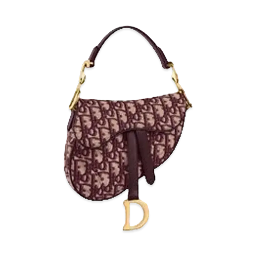 Dior Mini Saddle Bag "Red"