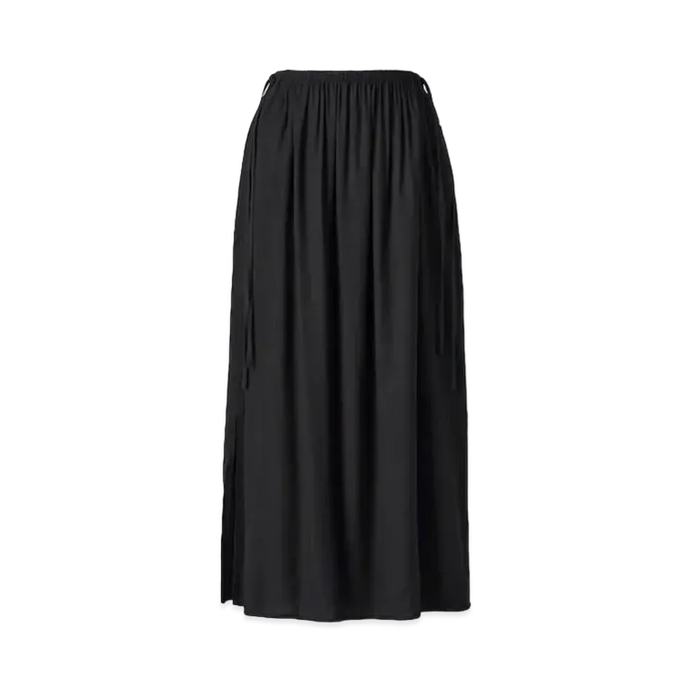 Uniqlo :C Gathered Long Skirt "Black"