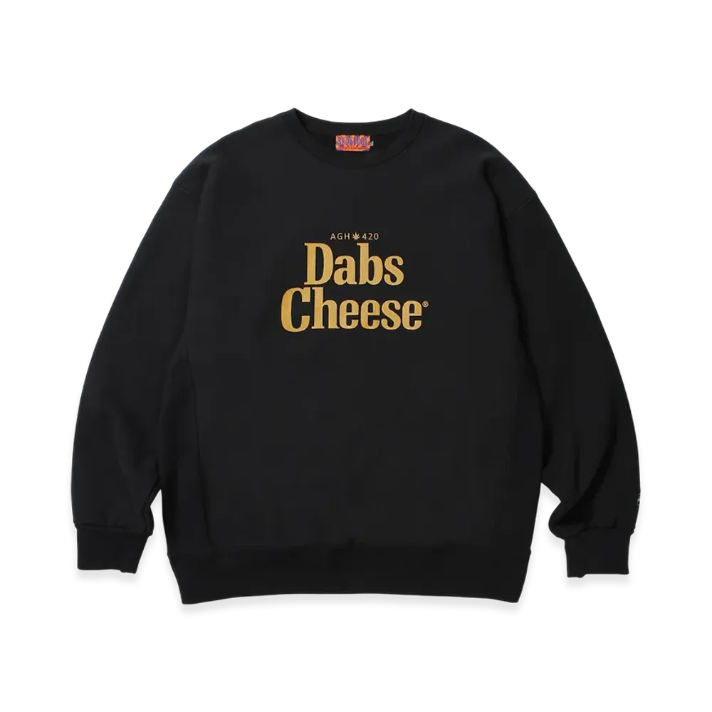 APHRODITEGANG x Budspool Dabs Cheese Crew Neck Sweat Shirt "Black"
