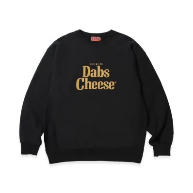 APHRODITEGANG x Budspool Dabs Cheese Crew Neck Sweat Shirt "Black"