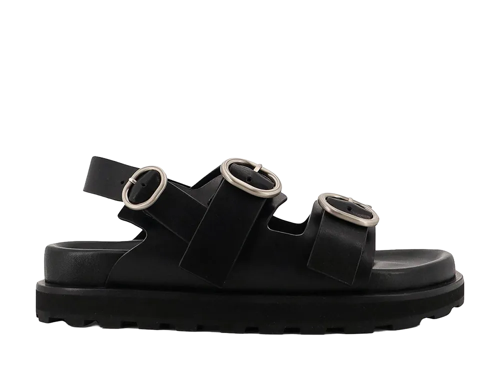 Jil Sander Leather Sandals "Black"