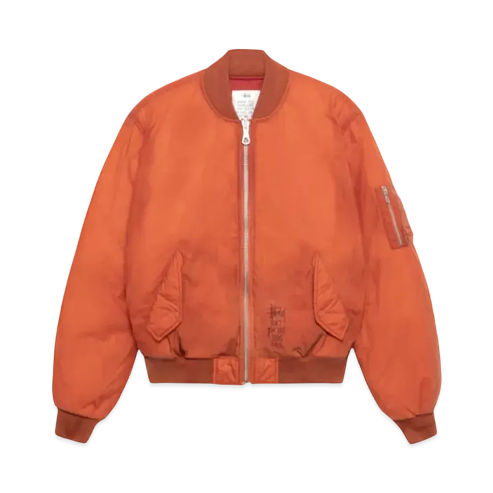 Stussy Waxed Built Bomber Jacket "Rust"
