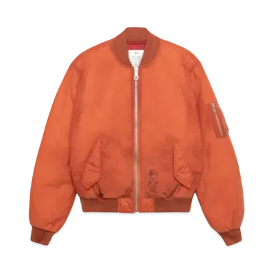 Stussy Waxed Built Bomber Jacket "Rust"