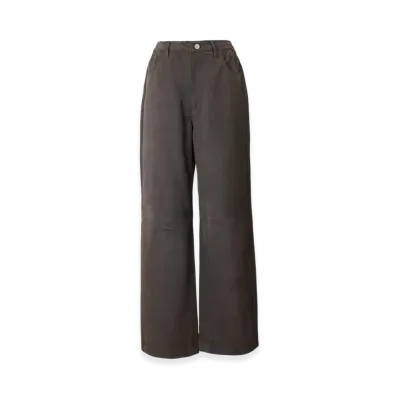 FEELS. Suede Touch Pants "Charcoal Gray"