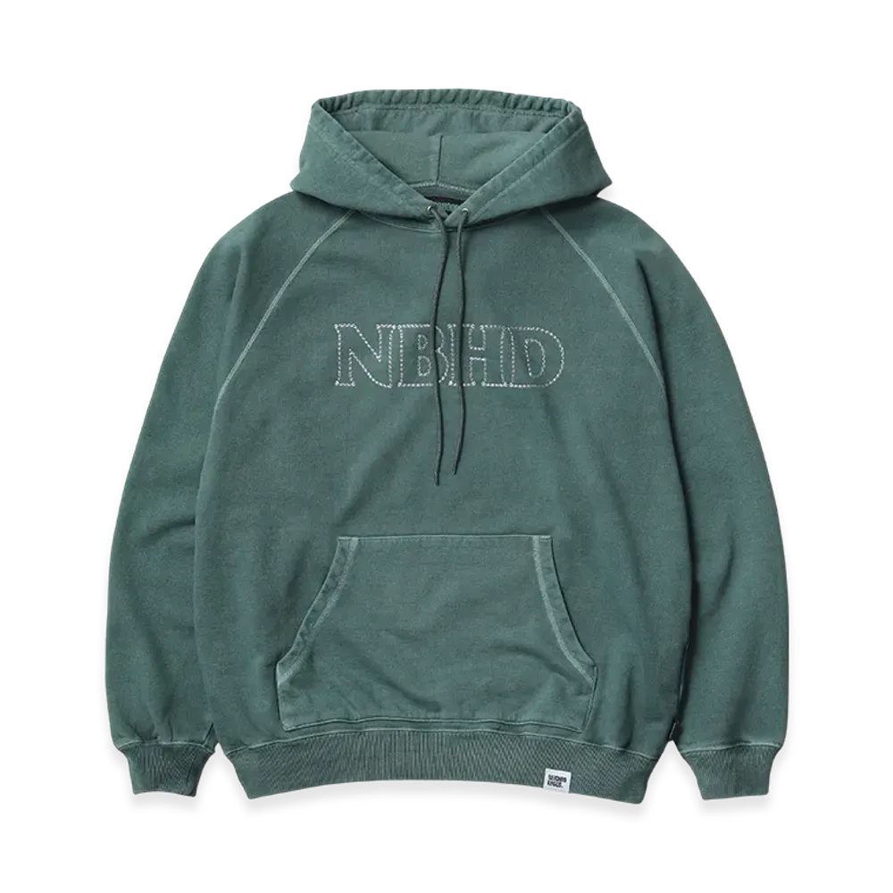 NEIGHBORHOOD Pigment Dyed Sweat Hoodie LS "Green"