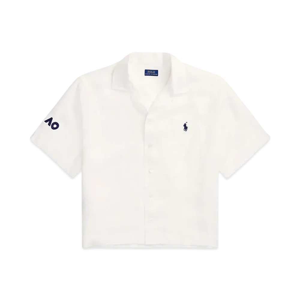 Polo Ralph Lauren x Australian Open Linen Cotton Camp Shirt "White"