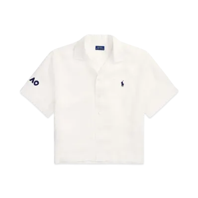 Polo Ralph Lauren x Australian Open Linen Cotton Camp Shirt "White"