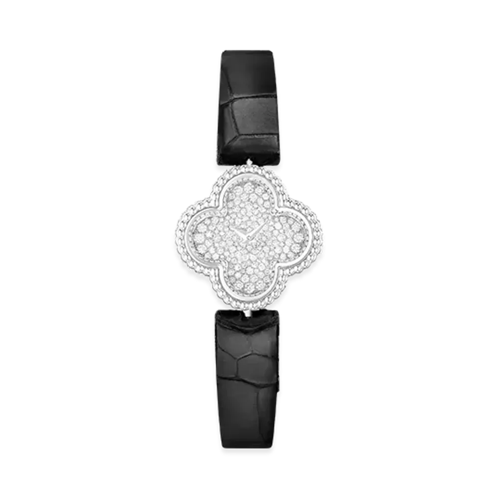 Van Cleef & Arpels Sweet Alhambra watch "18K White gold/Diamond"