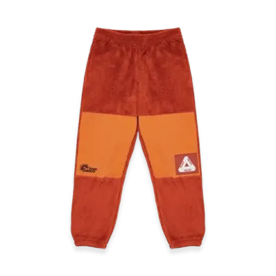 PALACE Polartec High-Loft Teddy Fleece Joggers "Pumpkin"