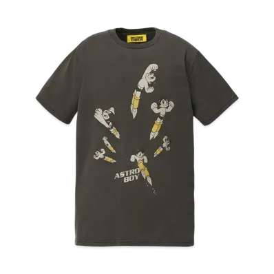 Onitsuka Tiger x Astroboy Washed Graphic Tee "Charcoal"