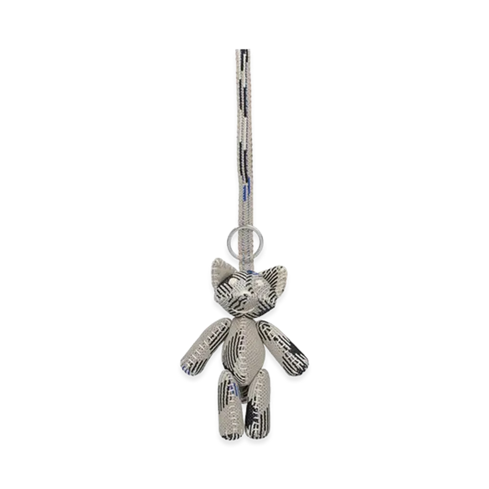 Burberry Women's Volpe Keychain Charm "Gray"