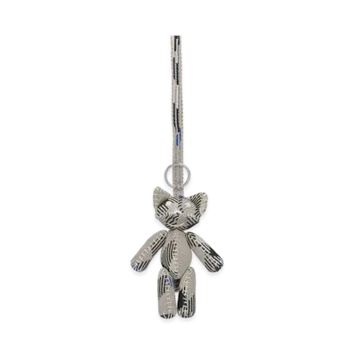 Burberry Women's Volpe Keychain Charm "Gray"