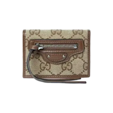 GUCCI x BALENCIAGA The Hacker Neo Classic Wallet "Beige"