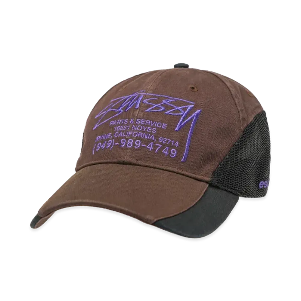 Stussy Parts & Service Mesh Cap "Brown"