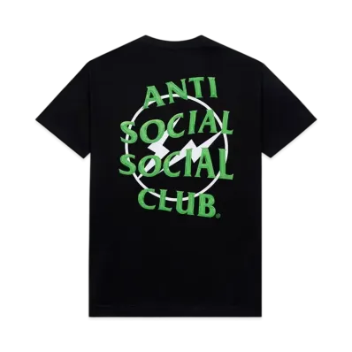 ANTI SOCIAL SOCIAL CLUB x FRAGMENT Precious Petals Black Tee "Green"