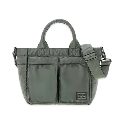 PORTER / TANKER Tote Bag "Sage Green"