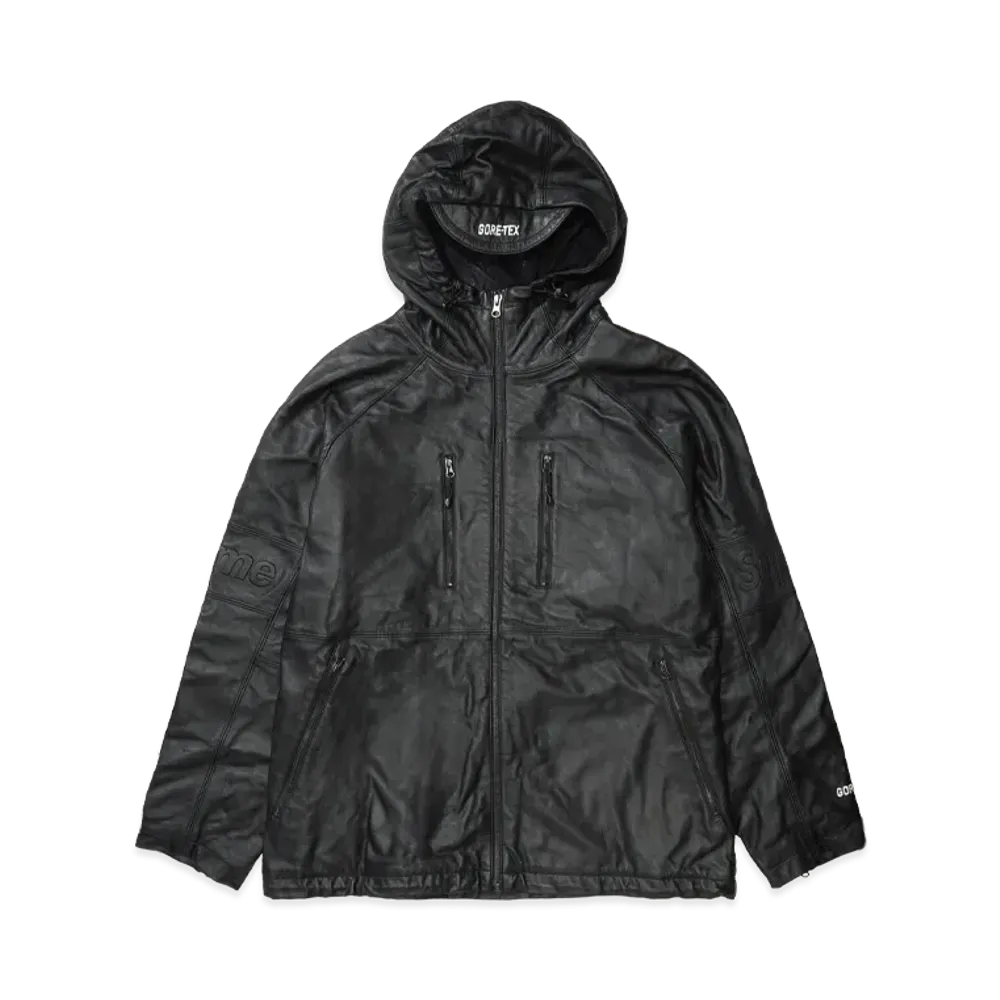 Supreme GORE-TEX Leather Jacket "Black"