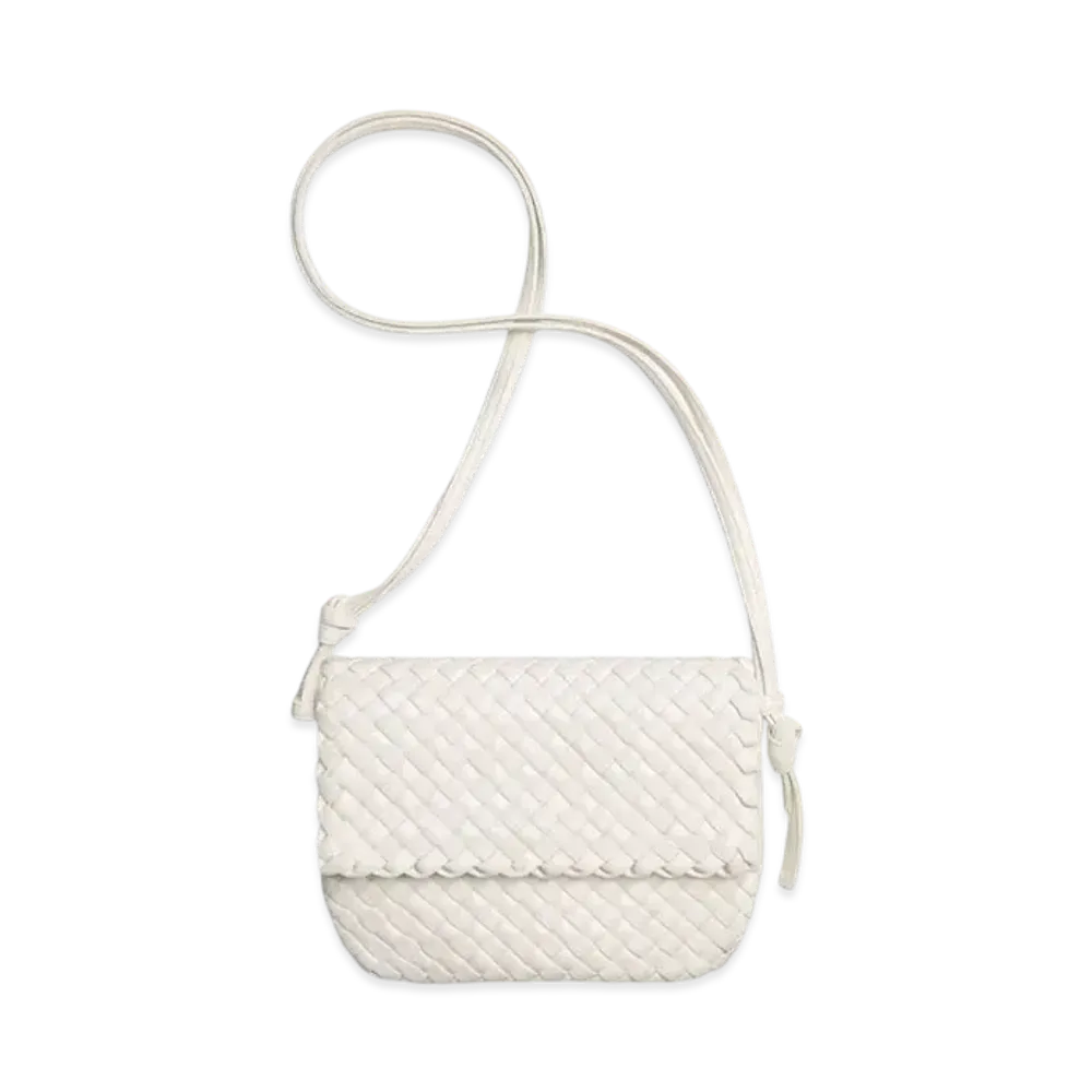 Bottega Veneta Cobble Messenger "White"