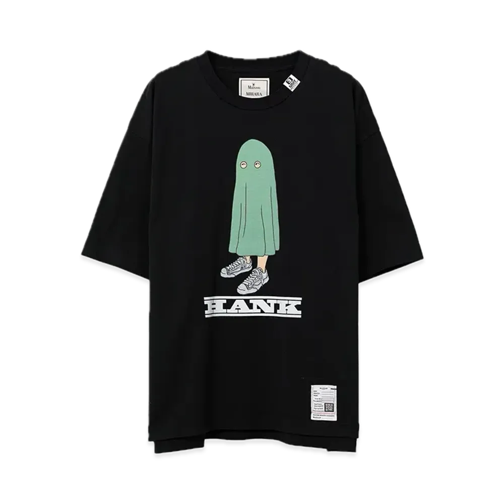 Maison MIHARA YASUHIRO HANK Printed Half Sleeve T-Shirt "Black"