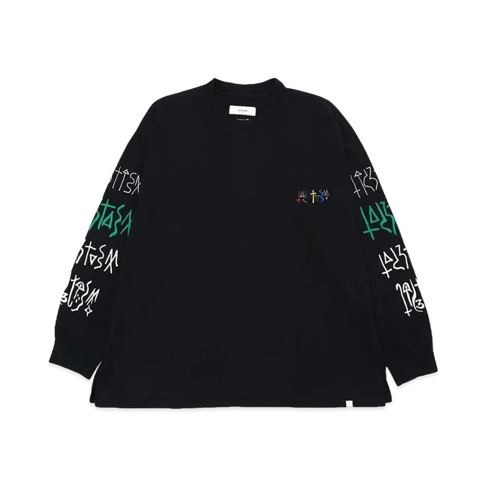 FACETASM GRAPHIC LONG SLEEVE TEE "BLACK"
