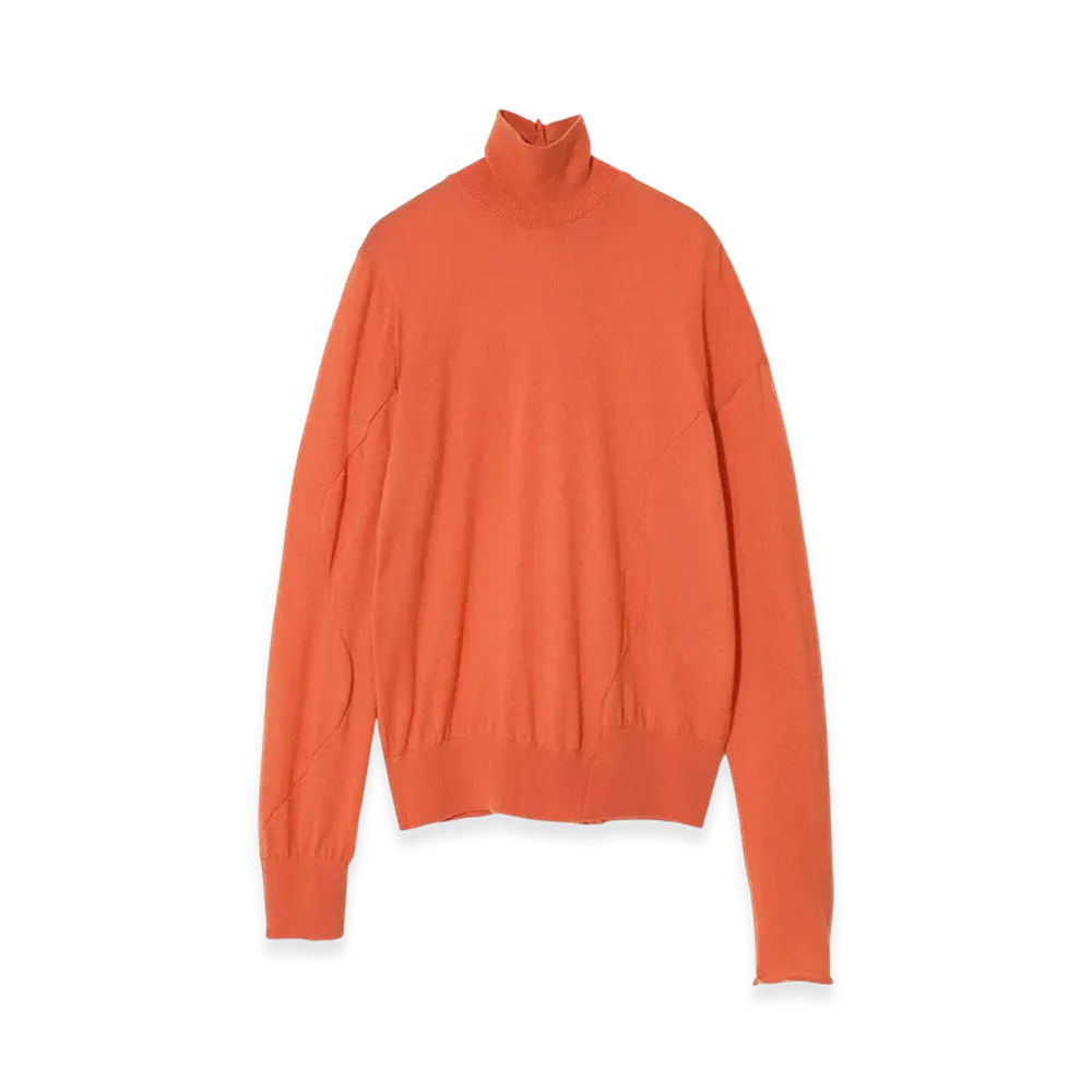 UNDERCOVER Cashmere Wool Turtleneck Knit "L.Orange"