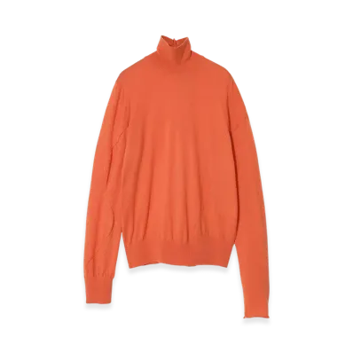 UNDERCOVER Cashmere Wool Turtleneck Knit "L.Orange"