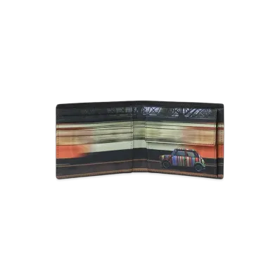 Paul Smith Commuter Mini Bifold Wallet "Black"