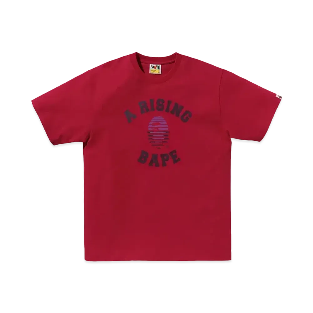 A RISING BAPE Tee "Purple"