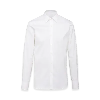 PRADA Stretch Poplin Shirt "White"