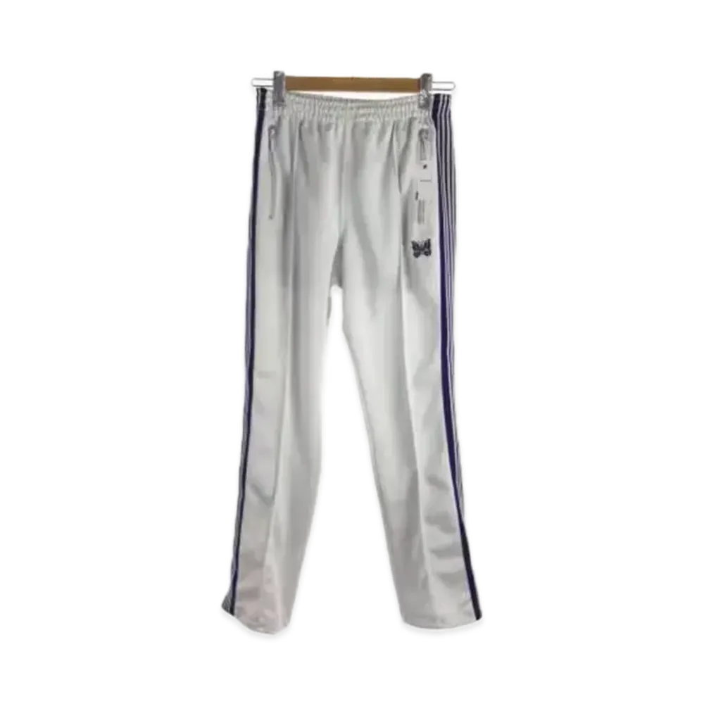 Needles Narrow Track Pant "White"