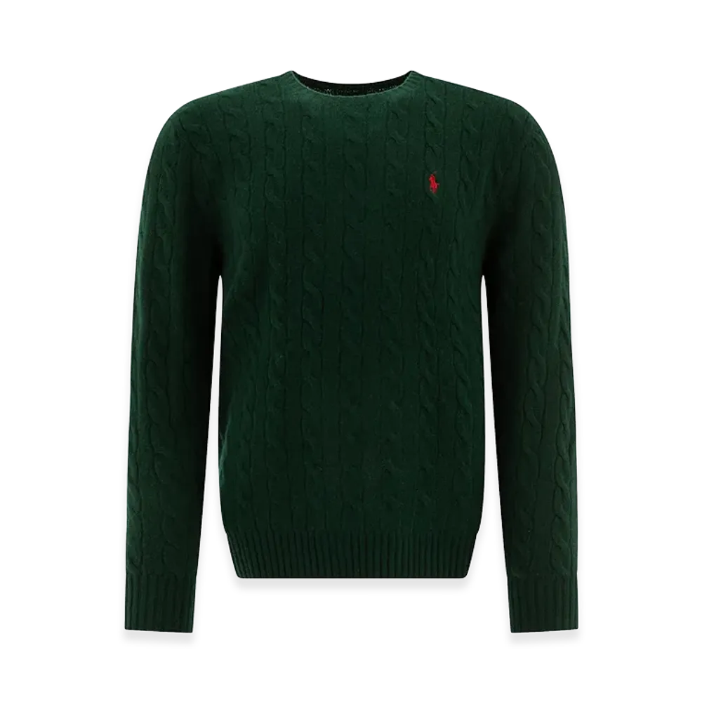 Polo Ralph Lauren "Pony" Cable-Knit Sweater "Green"