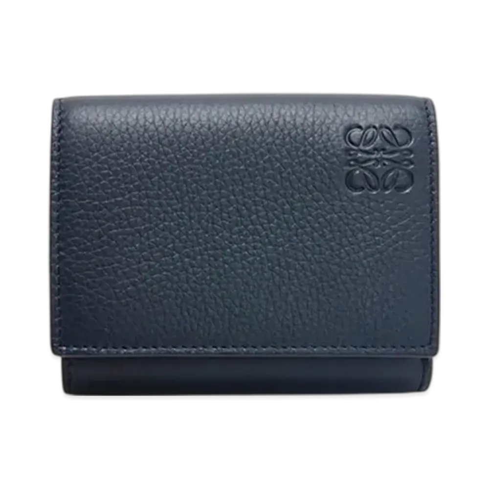 LOEWE Trifold Wallet "Deep Navy"