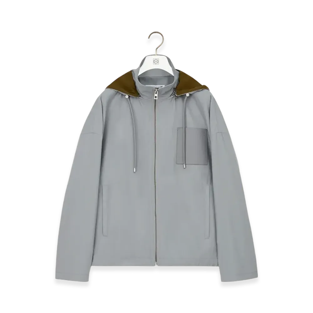 LOEWE Hooded Jacket "Light Grey"