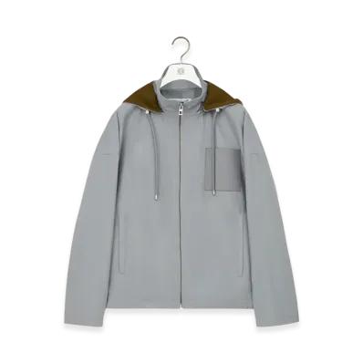 LOEWE Hooded Jacket "Light Grey"