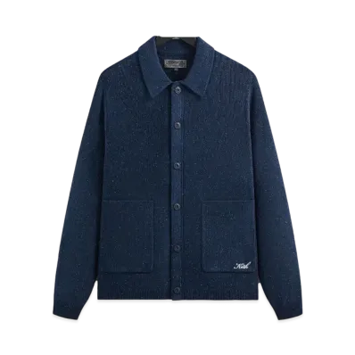 Kith Marled Knit Hastings Cardigan "Nocturnal"