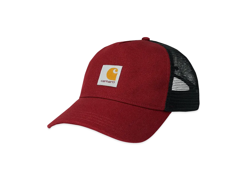 Carhartt WIP Square Label Trucker Cap "Marsala"