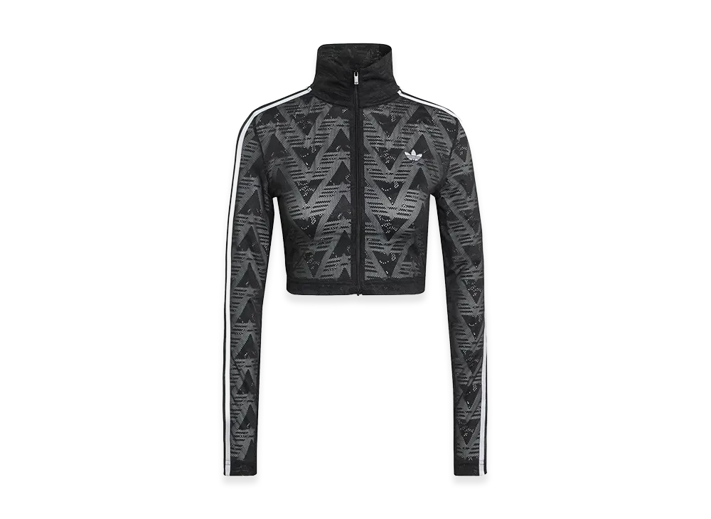 adidas Women's Firebird Classic Lace Track Top "Black"