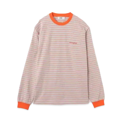 atmos Border Long T-shirt "Orange"