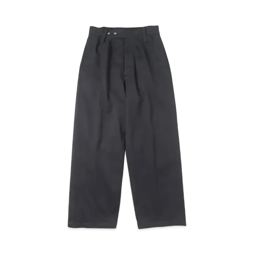 A.PRESSE WW2 British Army Cotton Drill Trousers "Black"