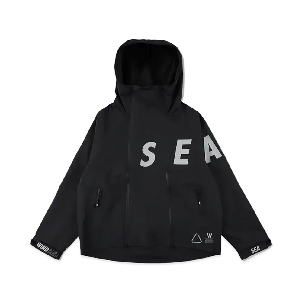WIND AND SEA Dimension Both Zip WL Nylon Jacket "Black"