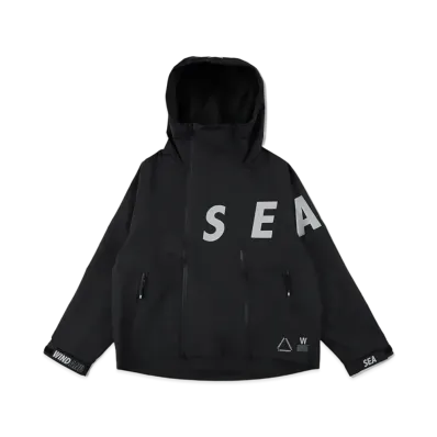 WIND AND SEA Dimension Both Zip WL Nylon Jacket "Black"