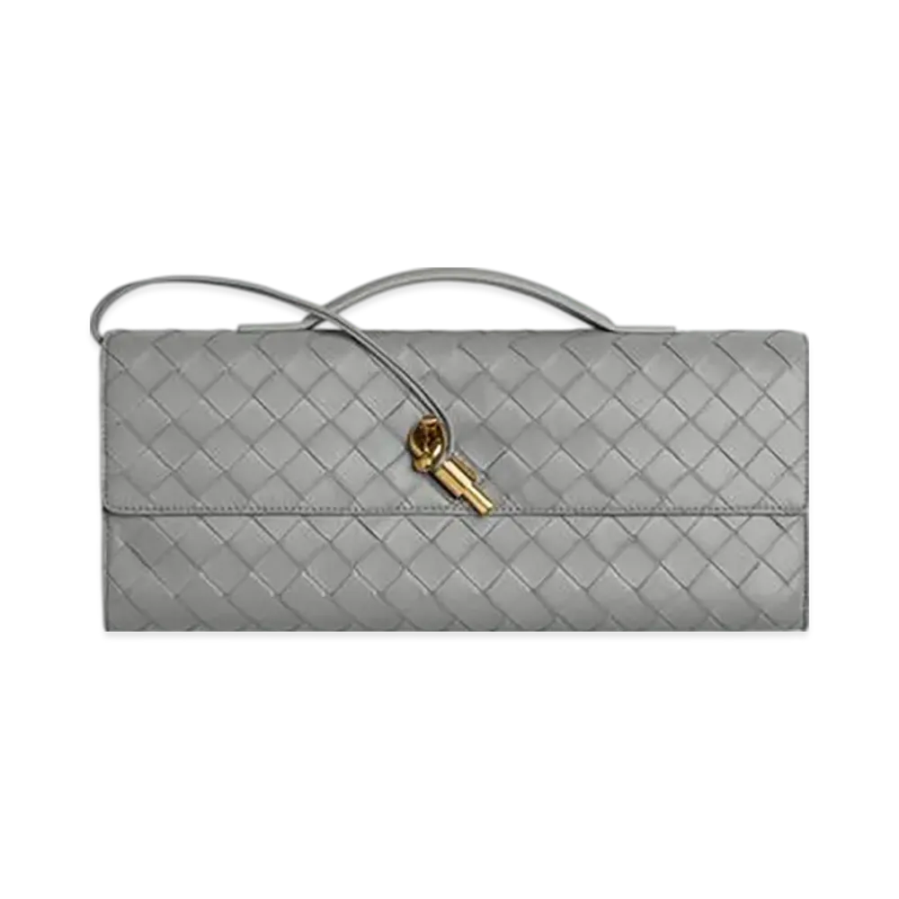 Bottega Veneta Andiamo Clutch "Sterling"