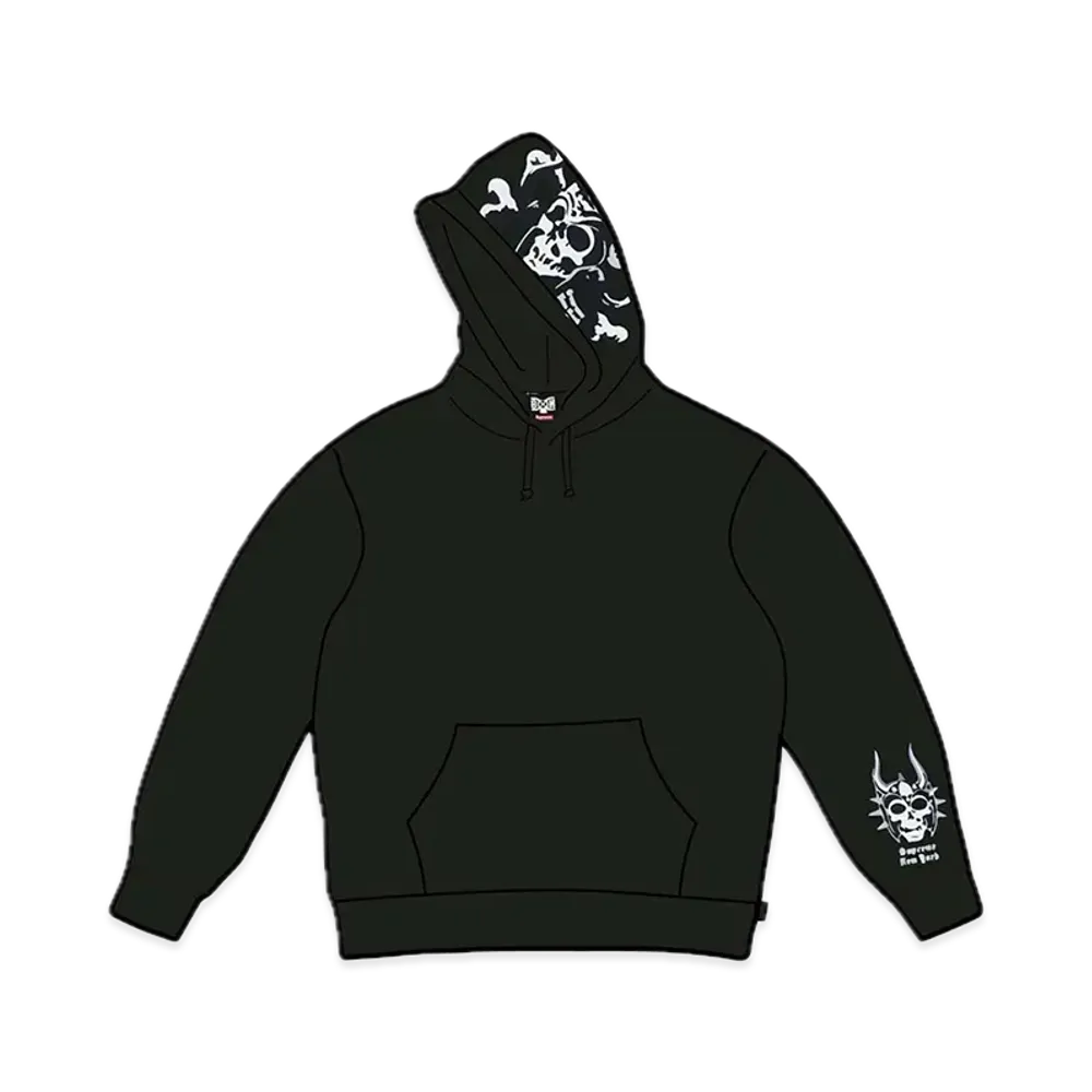 Supreme x BOUNTY HUNTER Hooded Sweatshirt "Black"