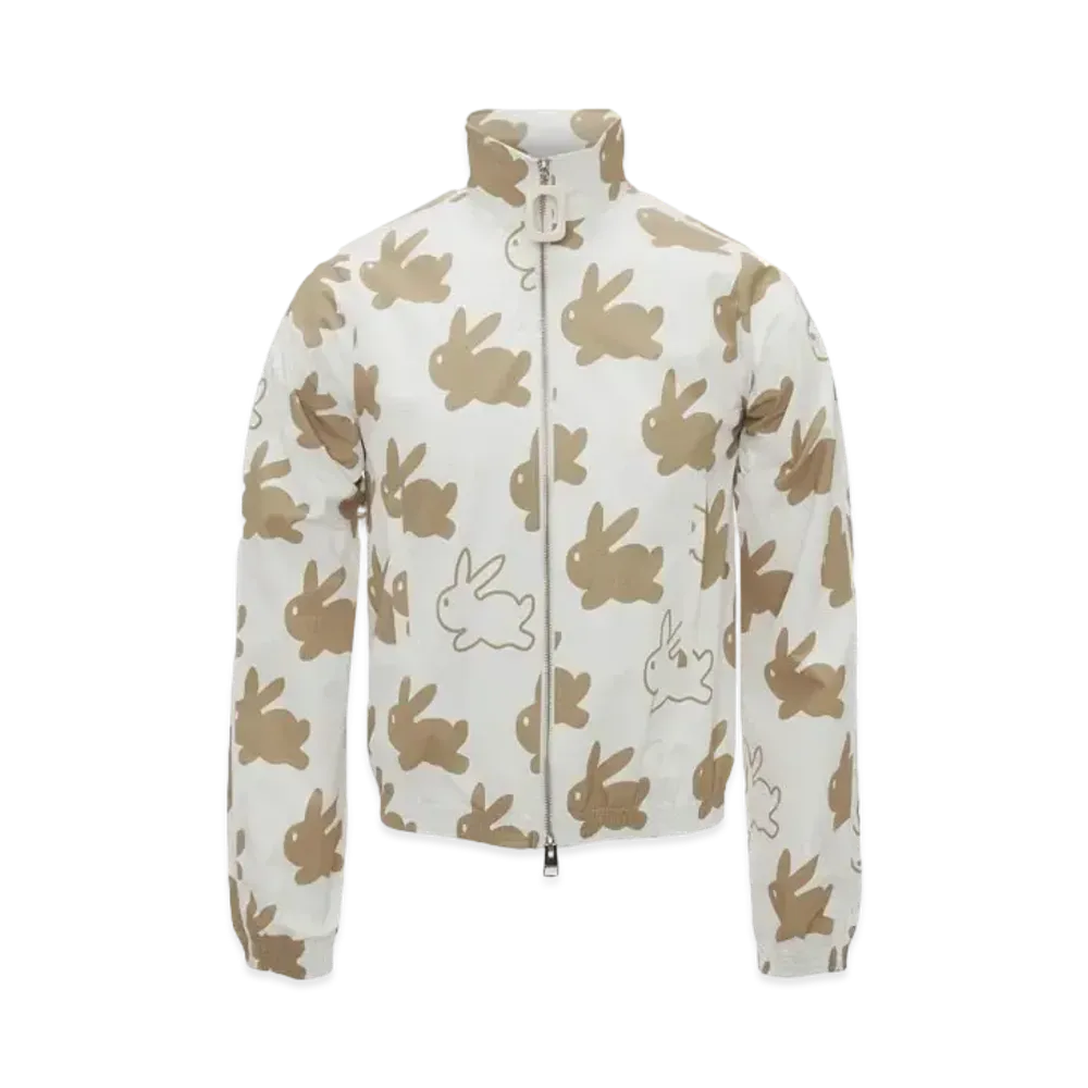 JW ANDERSON All Over Bunny Technical Jacket "White/Ivory"